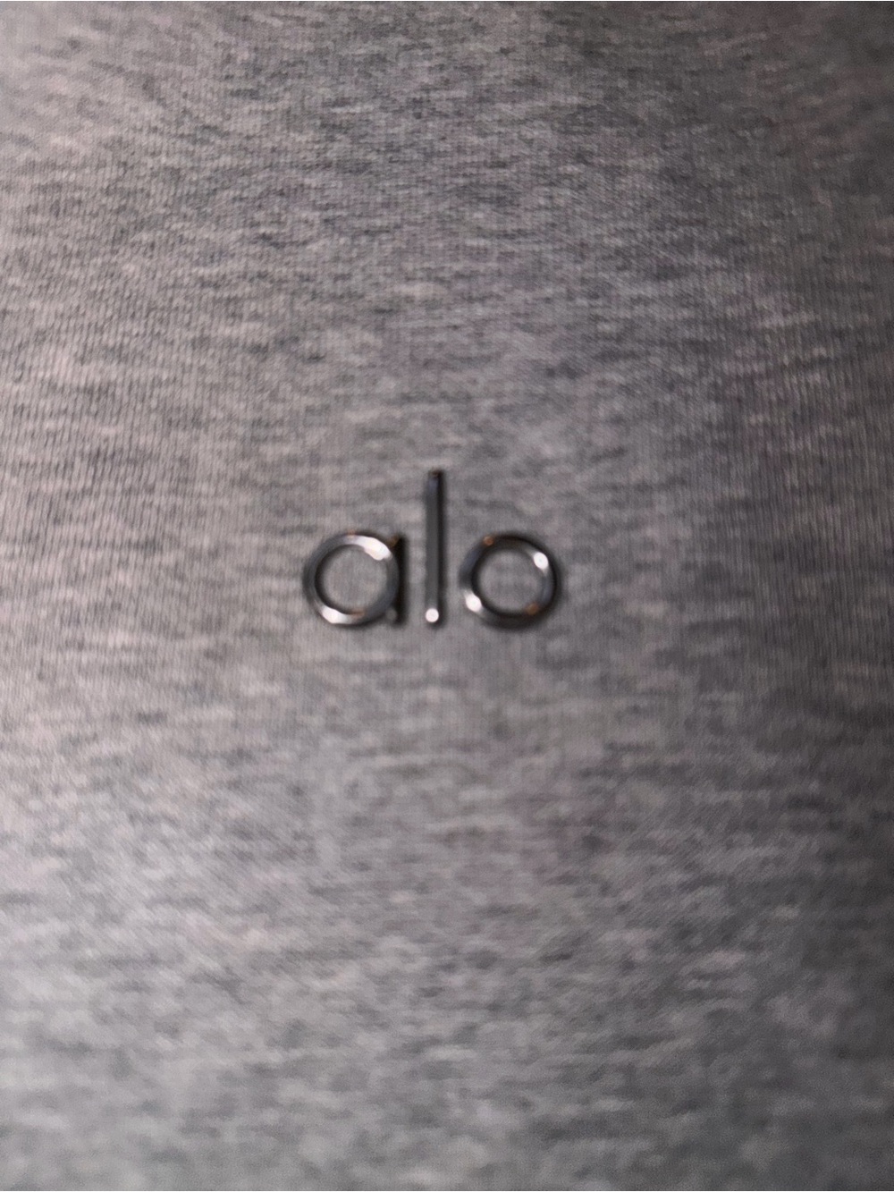 ALO Yoga Accolade 1/4 Zip Pullover - Light Gray - Picture 3 of 3